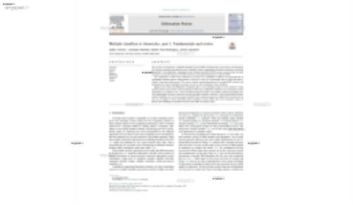 Multiple classifiers in biometrics. part 1: Fundamentals and review